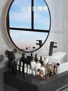 Kệ Nhà Vệ Sinh Phòng Tắm Màu Trắng Không Đục Lỗ Treo Tường Nhà Vệ Sinh Nhà Vệ Sinh Bàn Giặt Khăn Trên Tường