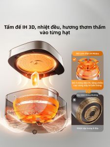 Midea | Nồi Cơm Điện Gia Đình 4L Vỏ Bằng Thép Không Gỉ 316L Đáy Titanium 0 Lớp