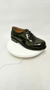 NEWMEN MS 9105 Formal Office PVC Leather Black Shine Executive Shoes / Kasut Hitam Lelaki