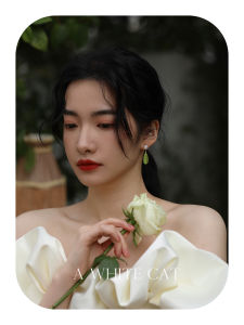 Natural Pearl Long Earrings Non-Drop Color Holeless Mosquito Coil Clip-On Earrings Fashionable Original Design Womens Jewelry