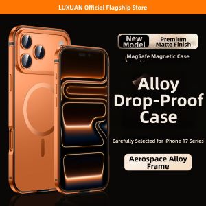 LUXUAN | Magnetic Metal Slim Matte Protective Case for iPhone 17Pro Max