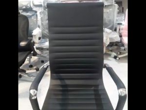 Premium-636A High Back PU Chair (Brown Black)