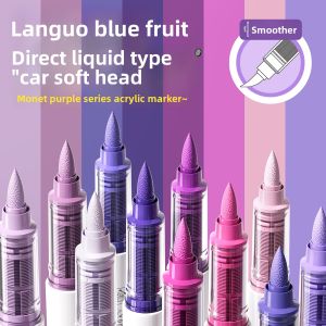 Languo | Water-based Acrylic Markers Washable Soft Head 81 Colors Drawing Pens