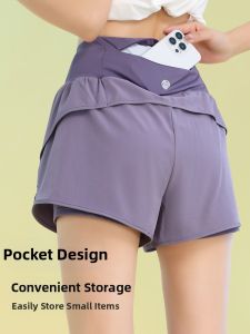 BAISILING | Quần Short Thể Thao Khô Nhanh Chống Trộm Nhìn Nữ 3 Phân