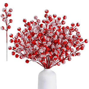 Christmas Decoration Artificial Pine Needle Branches Berry Bouquet Xmas Tree Garland Decor for Home Decor 2026 Navidad Accessory