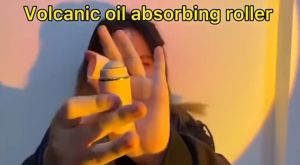 Natural Volcanic Roller Oil Control Rolling Stone Face Oil Absorbing Roller Volcanic Stone