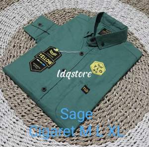 KEMEJA POLOS PRIA LENGAN PANJANG~KEMEJA LENGAN PANJANG PREMIUM~SLIMFIT