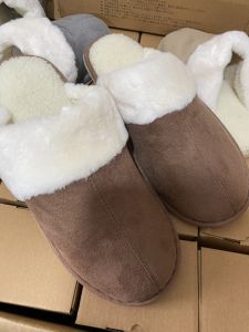 Dép Cotton Lông Cừu DDflowers Dép Đi Trong Nhà Dép Đi Trong Nhà Cho Mọi Người 3 Màu Đa Năng Dép Đi Trong Nhà Mùa Đông 2024