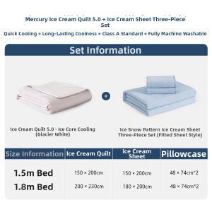 Mercury | Cool Feel Summer Bedding Combination