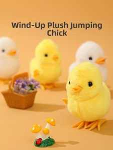 Walking Wind-Up Plush Chicken Toy