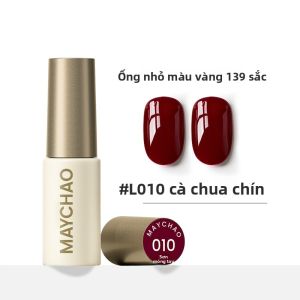 MAYCHAO | Sơn Móng Tay Gel Làm Sáng Màu Đỏ Nho 2026