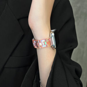 Dây Đeo Cổ Tay Thể Thao Thông Minh Bằng Nhựa Sáng Màu Cho Nữ Huawei Watch Fit 3/4 Fit 2 Fit 1 Dây Đeo Cổ Tay Mùa Thu Đông Mới