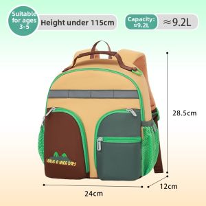 Dr Kong | Lightweight Large Capacity Children Backpack for Spring Outings