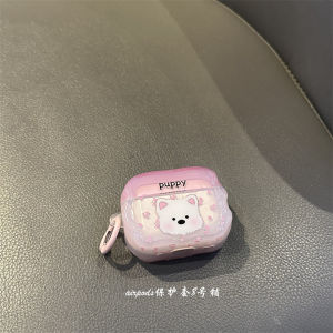 Early Spring Floral West Highland Terrier Bluetooth Earphone Case Compatible with  Airpods pro 1st 2nd 3rd 4th Gen Protective Cover