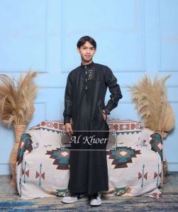 gamis pria remaja dan dewasa/jubah pria new motif EMBOS pria dewasa