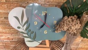 irart - 181B Jam Dinding aesthetic HOME Sweet Home Hiasan dinding Ruang tamu/ kamar tidur/Dll