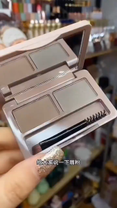YAQINUO Eyebrow Powder 3D Double Effect Waterproof Lasting Makeup