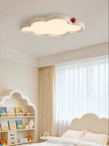 FANCY LAMP CLUB | Kids Room Creative Cartoon Cloud Full Spectrum Eye Protection Bedroom Ceiling Light
