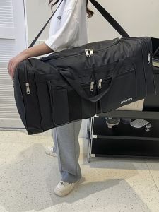 Túi Du Lịch Vải Oxford Dung Tích Lớn Cho Nam Nữ Túi Đựng Quần Áo Chuyển Nhà Làm Việc Túi Đeo Vai Đơn Chéo Thời Trang