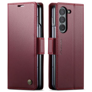 Magnetic  PU Leather Phone Case for Samsung Galaxy Z Fold 8 Ultra 7 6 5 Fold8 Fold7 5G Wallet with Card Holder Shockproof Cover