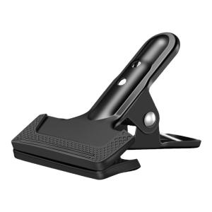 SUBEN | Black & White Metal Photography Clamp for Background Paper PVC Board