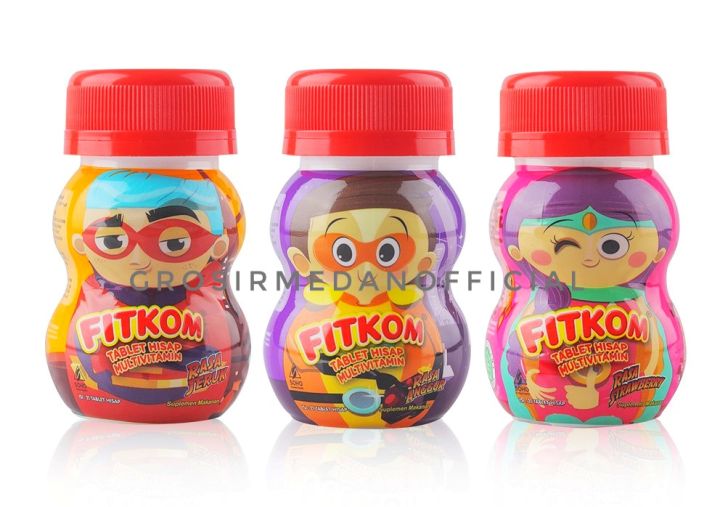 FITKOM MULTIVITAMIN ANAK TABLET HISAP