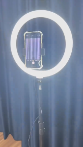 ชุดไฟไลฟ์สด ไฟไลฟ์สด LED RING LIGHT 26cm พร้อมขาตั้ง ไฟ2เมตร+ที่จับมือถือ ไฟสตูดิโอ ปรับความสว่าง ไฟวงแหวน โหมดไฟ 3 สี