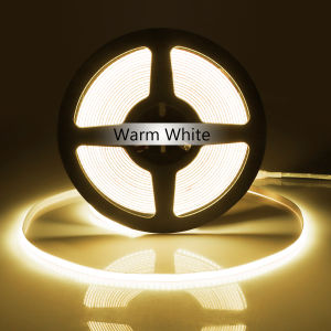 10M 5M COB LED Strip Light 12V 24V 320LEDs/M High Brightness FCOB Flexible LED Bar Tape Ribbon Linear Dimmable For Room Decor