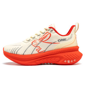 ONEMIX Running Shoes Reflective Red Bumper Elite Height Increasing Sport Shoes for Outdoor Breathable Mesh Walking Sneakrs Men