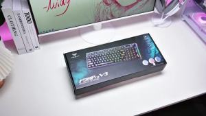 AULA | AULA F98 Pro V3 TFT Screen Tri-Mode Wireless Mechanical Keyboard RGB Backlit Hot-swap Gasket Structure 98% Layout Transparent Ke