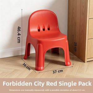Citylong | Plastic Non-slip Sturdy Child Chair with Backrest