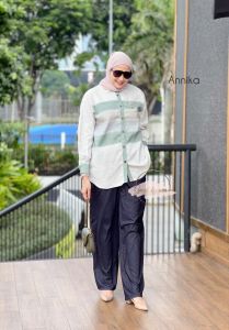 ANNIKA SETCEL SET SETELAN CELANA BAJU PREMIUM  GAGIL BY OVA