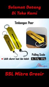 Timbangan Tarik Besot 50 Kg / Timbangan Pegas Per Gantung Koper Manual 25 Kg
