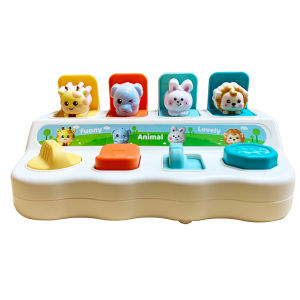 Suitable for Childrens Birthday Gifts Montessori Pop up Animal Toys and Learning Boxes - Enhance Logic and Motor Skills