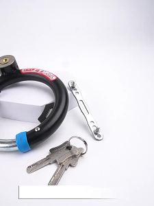 Khóa Xe Đạp Chống Trộm Khóa Tròn Trên Cáp Thép Xe Đạp Xe Điện Khóa Pin Ngoài Trời Phụ Kiện Đen Xám