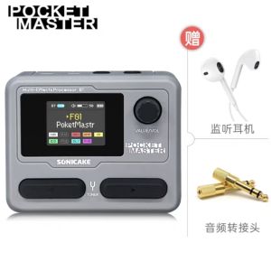 Sonicake Pocket Master Electric Guitar Effect Pedal Single Block Bass Charging Portable Effects Processor for Guitarists