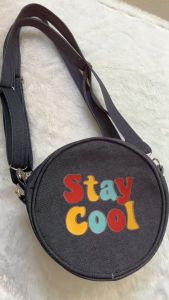 Slingbag Tas Selempang Mini Kanvas Resleting SPNB Stay Cool
