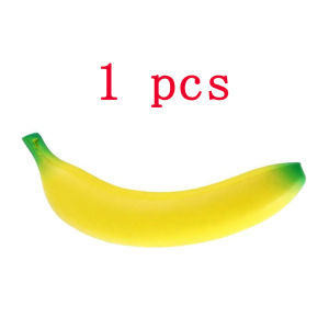 Potdemiel | Realistic banana squishy toy soft rubber stress relief toy silent slow rebound office stress relief tool adult gift