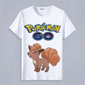 Bandai | Pok É Mon Pok É Mon T-shirt Pikachu Doll Anime Peripheral Pocket Monsters Men and Girls Childrens Clothing