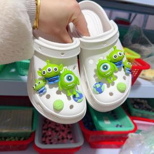 10Pcs/Set Crocs Jibbitz Charms Shoe Buckles 3D Alien Toystory Cartoon Shoe Decoration for Crocs