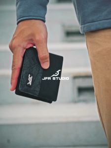 JFR Neo Wallet - Dompet Pria Bahan Kanvas Army JP62