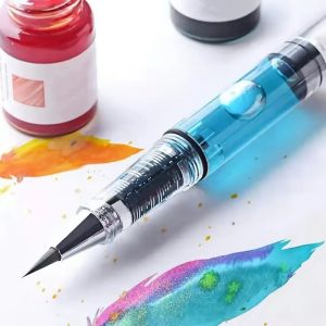 Color piston brushes watercolor brushes self-priming paint pens (mix your own paint) for painting calligraphy and coloring