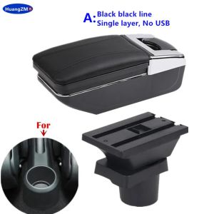 For Volkswagen up Armrest Box For Skoda Citigo Seat Mii Double-Layer Center Storage box Cup Holder Interior Retrofit Accessory