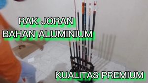 Rak Tongkat Pancing Bahan Aluminium Alloy