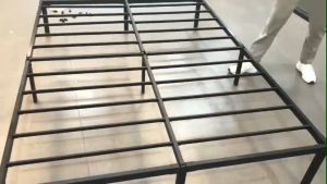 Giường sắt Khung giường kim loại đơn giản Khung giường sắt Giường đôi inox Giường sắt chất lượng cao Giường đơn/Giường đôi