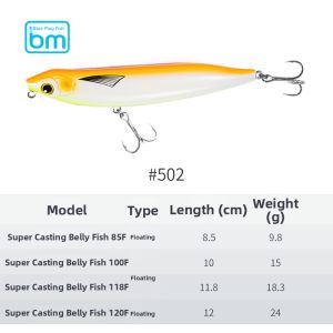 Flip Belly Fishing Lure for All Water Layers