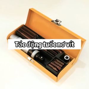 Bộ tua vít đóng đảo chiều 7 món thép và inox chống trượt chiều dài điều chỉnh cao cấp