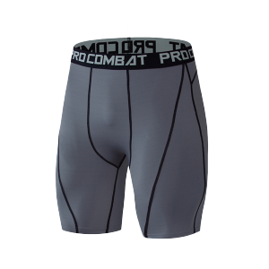 Mens Solid Color Compression Shorts Training Pants High Elasticity Quick Drying Jogging Fitness Sweatpants Gym Sports Yoga MMA