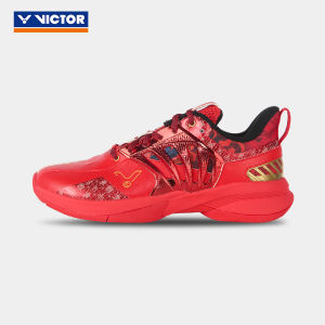 รองเท้าแบดมินตัน VICTOR รุ่น 610IV A550 รองเท้าวิ่งแบบกว้าง 4E รองเท้ากีฬาป้องกันการลื่น รองเท้ากีฬาแบดมินตันทนทานต่อการสึกหรอ