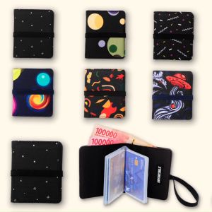Dompet Card Holder Mika Wallet Mini Tempat Kartu & Uang ATM Emas Antam LM 28 Slot
